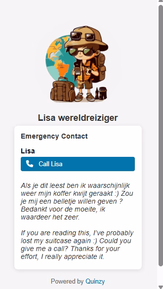 Found Me NFC kaart – Contactgegevens voor je portemonnee - Afbeelding 3