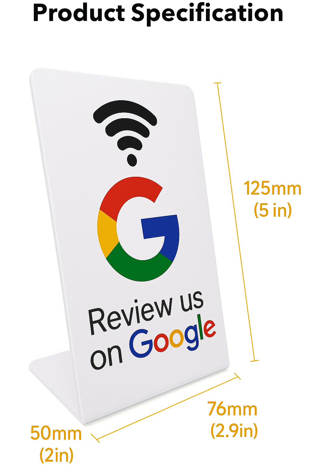 Google Review Display Tafelstandaard – Boost Lokale SEO & Klantvertrouwen - Afbeelding 3