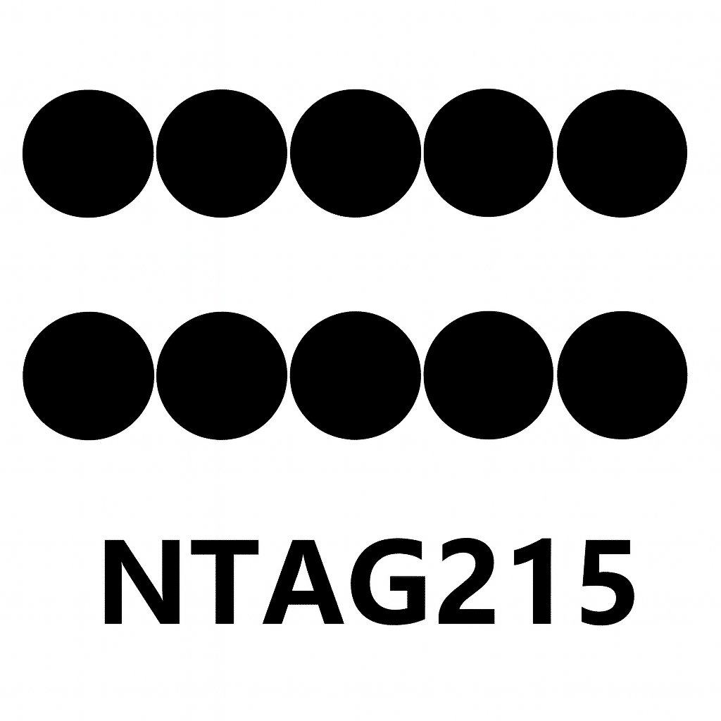 NFC Coin zwart 3m