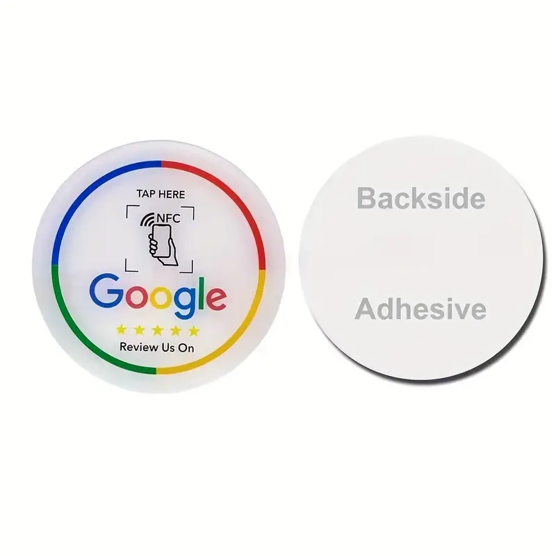 Google review sticker wit