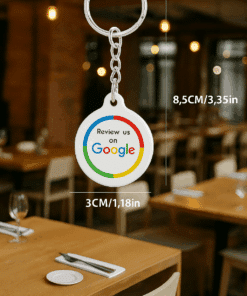 google review sleutelhanger