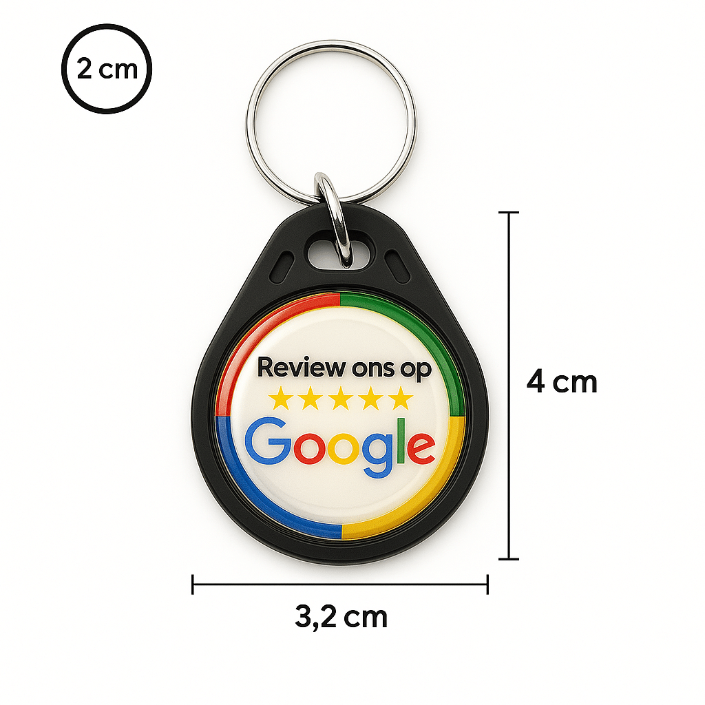 Google Review Sleutelhanger – Basic - Promoot Jouw Bedrijf - Afbeelding 2