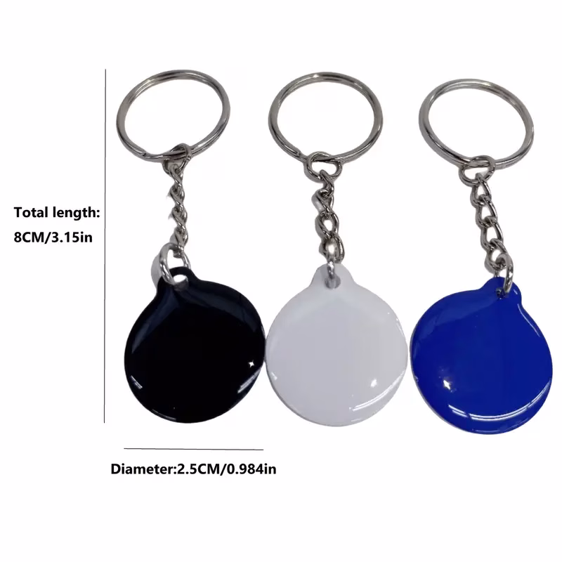 NFC Sleutelhanger Glossy – NTAG215 – Deel je socials met één tik! - Afbeelding 2