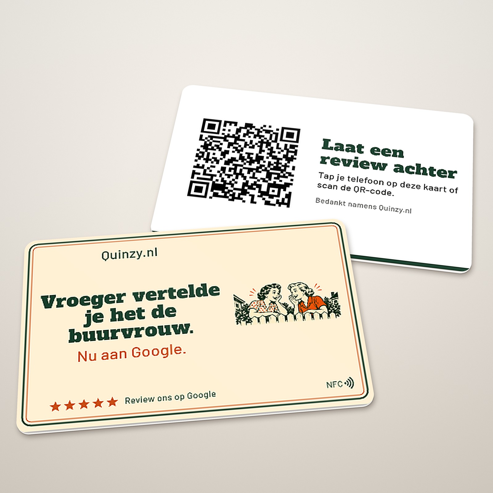 Google review kaart met logo liggend