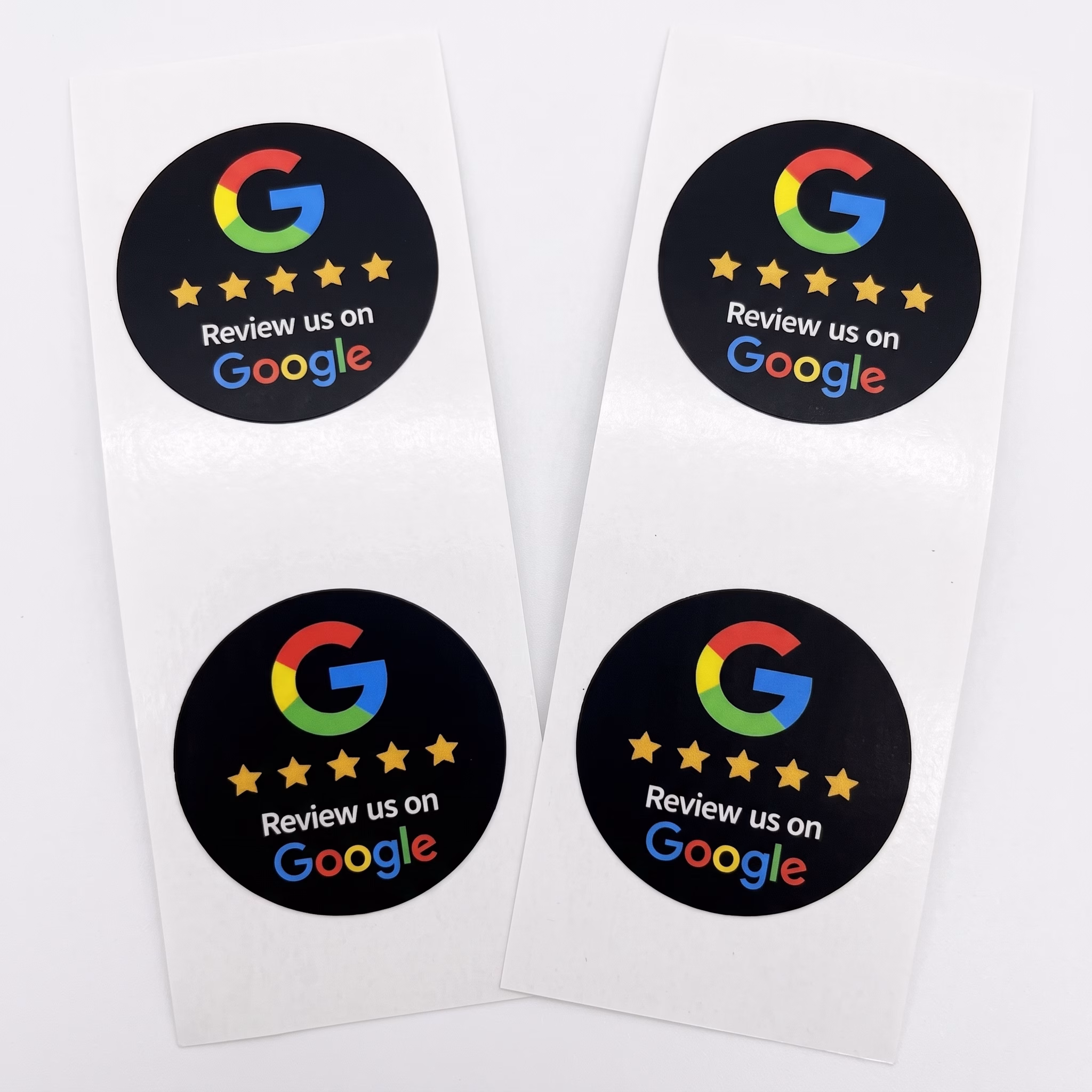 google review sticker 25mm