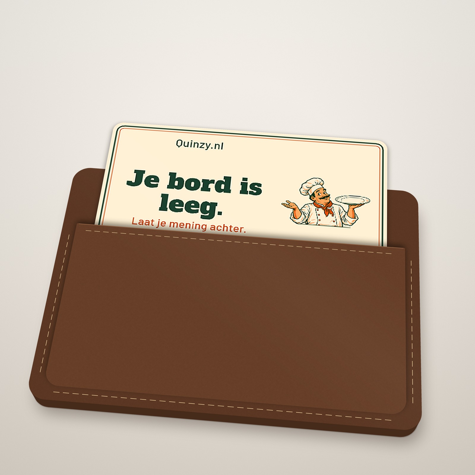 Google review kaart met logo en qr wallet